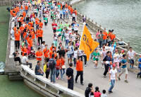 “司能潤滑油”在龍潭飄揚 ——暨“積極工作  健康生活”健步走活動